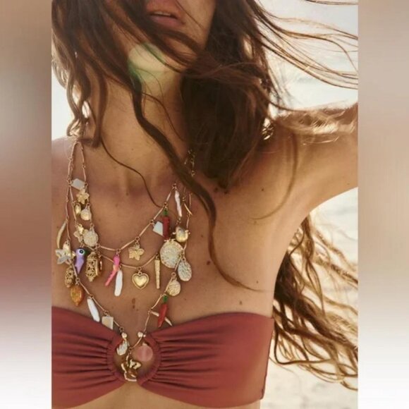 ZARA 3-PACK OF CHARM NECKLACES - Picture 1 of 3